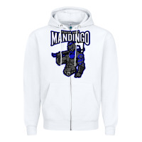 White mandingo fighter chief, liberian superhero, african ancestry premium t Zipper Hoodie - linhVisuals