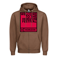 Chestnut Horizon Festival Zipper Hoodie - linhVisuals