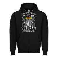 Black womens proud daughter of a vietnam veteran freedom isn't free v neck t Zipper Hoodie - linhVisuals