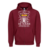 Burgundy womens proud daughter of a vietnam veteran freedom isn't free v neck t Zipper Hoodie - linhVisuals