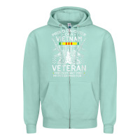 Seafoam womens proud daughter of a vietnam veteran freedom isn't free v neck t Zipper Hoodie - linhVisuals