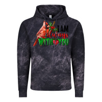 Cloud Black I Am Always With Your Cardinal Bird Vintage Hoodie - LillyAllenDesigns