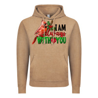 Vintage Coffee I Am Always With Your Cardinal Bird Vintage Hoodie - LillyAllenDesigns