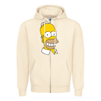 Sandshell the simpsons homer simpson face sweatshirt Zipper Hoodie - linhVisuals