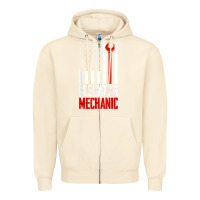 Sandshell elevator mechanic american flag gift for elevator technician t shirt Zipper Hoodie - linhVisuals