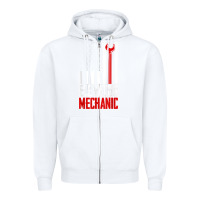 White elevator mechanic american flag gift for elevator technician t shirt Zipper Hoodie - linhVisuals