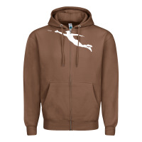 Chestnut ultimate frisbee layout t shirt Zipper Hoodie - linhVisuals