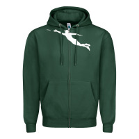 Sports Green ultimate frisbee layout t shirt Zipper Hoodie - linhVisuals