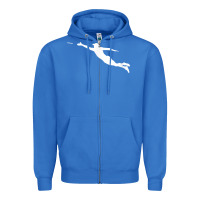 True Royal ultimate frisbee layout t shirt Zipper Hoodie - linhVisuals