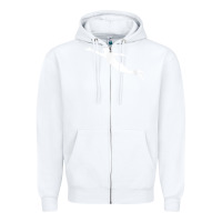 White ultimate frisbee layout t shirt Zipper Hoodie - linhVisuals