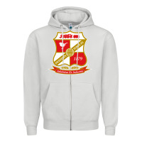 Dove Grey the swindon Zipper Hoodie - linhVisuals