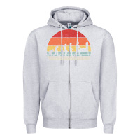 Heather Grey vintage retro evolution of the pinball lover premium t shirt Zipper Hoodie - linhVisuals