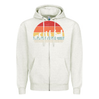 Oatmeal Heather vintage retro evolution of the pinball lover premium t shirt Zipper Hoodie - linhVisuals