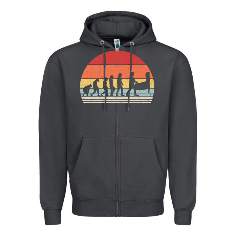 Vintage Retro Evolution Of The Pinball Lover Premium T Shirt Zipper Hoodie by linhVisuals | Teevron