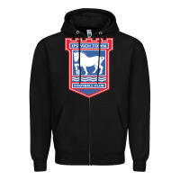 Black the ipswich town Zipper Hoodie - linhVisuals