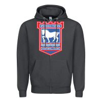 Smoke the ipswich town Zipper Hoodie - linhVisuals