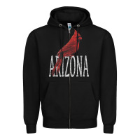 Black black vintage cardinal red bird arizona az gifts premium t shirt Zipper Hoodie - linhVisuals