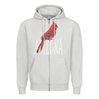 Dove Grey black vintage cardinal red bird arizona az gifts premium t shirt Zipper Hoodie - linhVisuals
