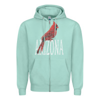 Seafoam black vintage cardinal red bird arizona az gifts premium t shirt Zipper Hoodie - linhVisuals
