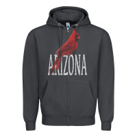Smoke black vintage cardinal red bird arizona az gifts premium t shirt Zipper Hoodie - linhVisuals