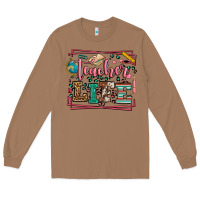 Toasted Coconut Teacher life leopard frame Long Sleeve Tee - LillyAllenDesigns
