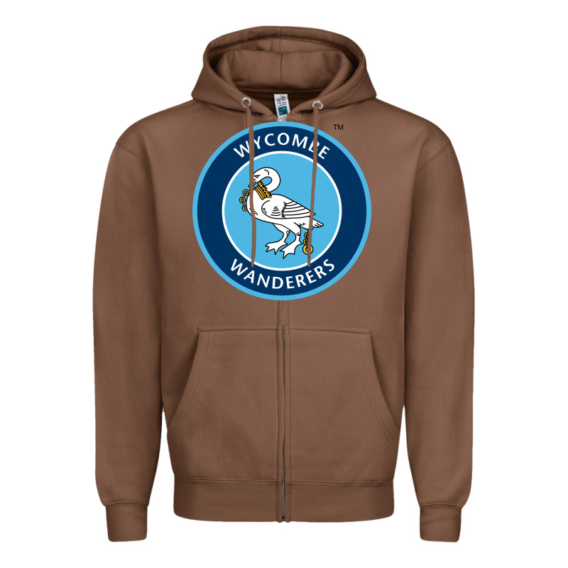 The Wycombe Wanderers Zipper Hoodie by linhVisuals | Teevron
