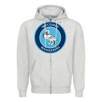 Dove Grey the wycombe wanderers Zipper Hoodie - linhVisuals