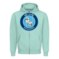 Seafoam the wycombe wanderers Zipper Hoodie - linhVisuals