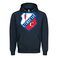 Navy the  utrecht Zipper Hoodie - linhVisuals