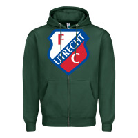Sports Green the  utrecht Zipper Hoodie - linhVisuals