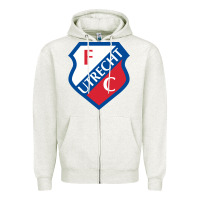 Oatmeal Heather the  utrecht Zipper Hoodie - linhVisuals
