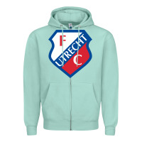 Seafoam the  utrecht Zipper Hoodie - linhVisuals