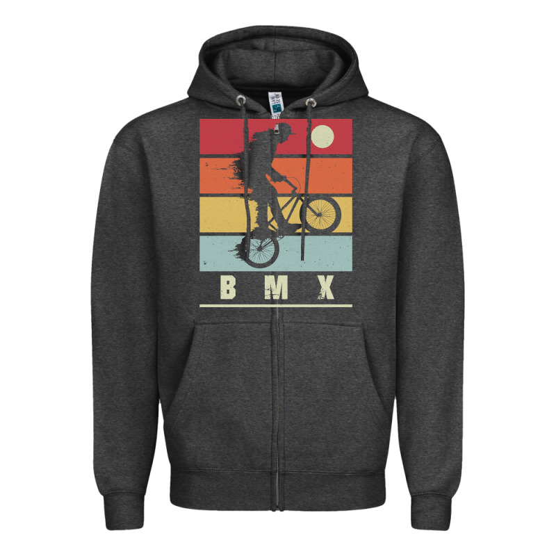 Bmx Vintage Bike Fans Kids Gift Boys Bmx Pullover Hoodie Zipper Hoodie by linhVisuals | Teevron