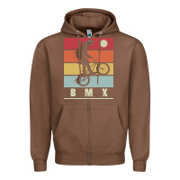 Chestnut bmx vintage bike fans kids gift boys bmx pullover hoodie Zipper Hoodie - linhVisuals