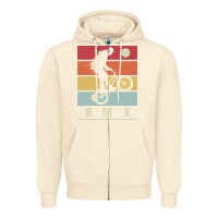 Sandshell bmx vintage bike fans kids gift boys bmx pullover hoodie Zipper Hoodie - linhVisuals