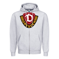 Heather Grey the dynamo dresden Zipper Hoodie - linhVisuals
