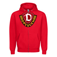 Red the dynamo dresden Zipper Hoodie - linhVisuals