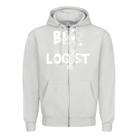 Dove Grey biologist   funny biology student cell science chemistry dna t shirt Zipper Hoodie - linhVisuals