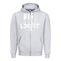 Heather Grey biologist   funny biology student cell science chemistry dna t shirt Zipper Hoodie - linhVisuals
