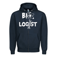 Navy biologist   funny biology student cell science chemistry dna t shirt Zipper Hoodie - linhVisuals