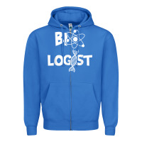 True Royal biologist   funny biology student cell science chemistry dna t shirt Zipper Hoodie - linhVisuals
