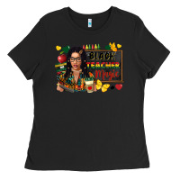 Black Juneteenth black teacher magic Ladies Tee - FaDigitalArtStudio