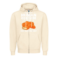 Sandshell funny chicken nugget costume for kids fashion nugget foodie t shirt Zipper Hoodie - linhVisuals