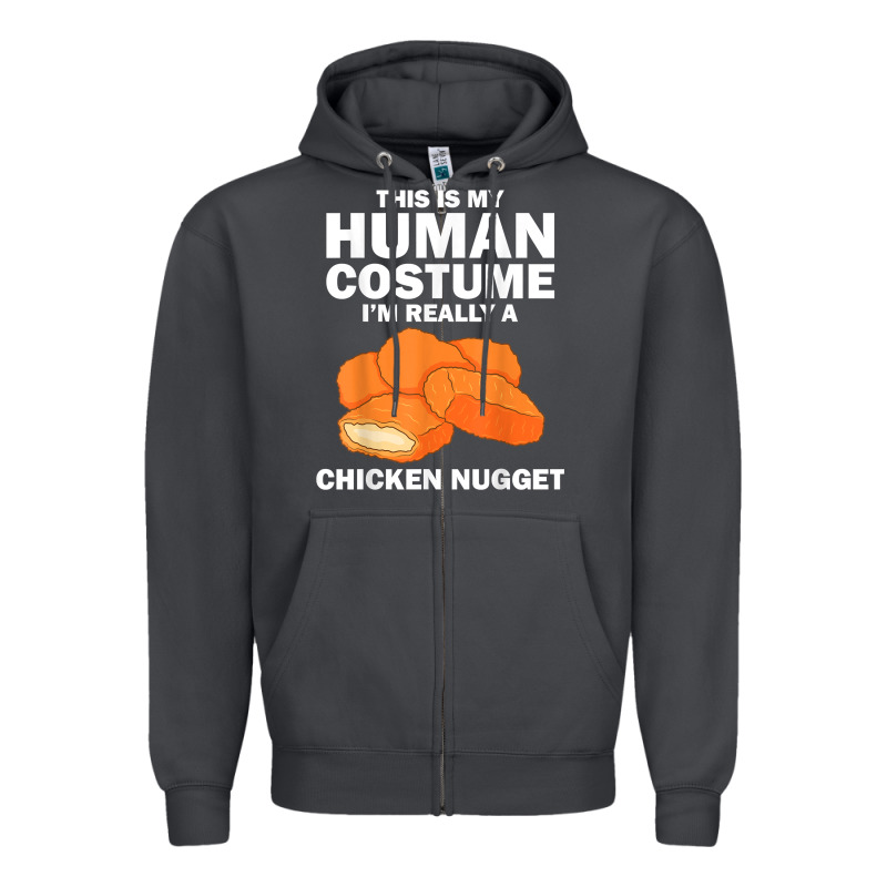 Funny Chicken Nugget Costume For Kids Fashion Nugget Foodie T Shirt Zipper Hoodie by linhVisuals | Teevron