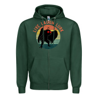 Sports Green mothman live laugh lurk Zipper Hoodie - linhVisuals