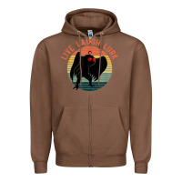 Chestnut mothman live laugh lurk Zipper Hoodie - linhVisuals