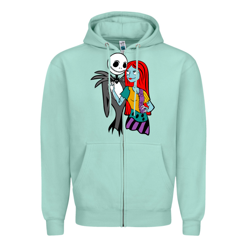 Jack  And Sally Zipper Hoodie by linhVisuals | Teevron