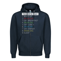 Navy brawl shirt brawling gamer gaming t shirt Zipper Hoodie - linhVisuals