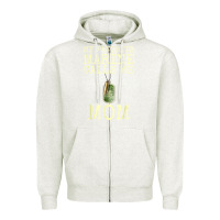 Oatmeal Heather my favorite marine calls me mom Zipper Hoodie - linhVisuals