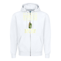 White my favorite marine calls me mom Zipper Hoodie - linhVisuals